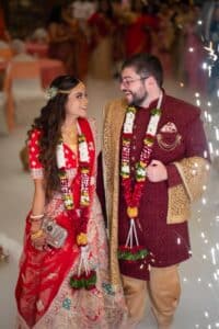 Beautiful outdoor wedding shoot by Thane’s best wedding photographer.